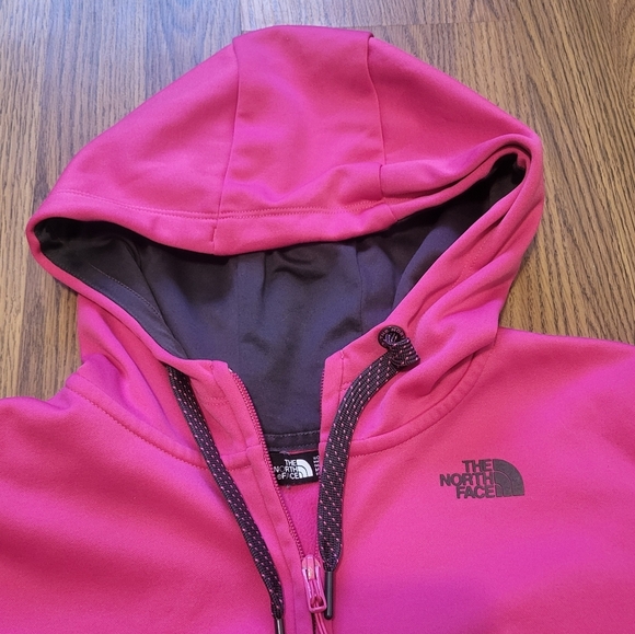 The North Face Women’s Medium Pink Zip-Up Hoodie | Regular Fit Sweatshirt A15 - Picture 6 of 12